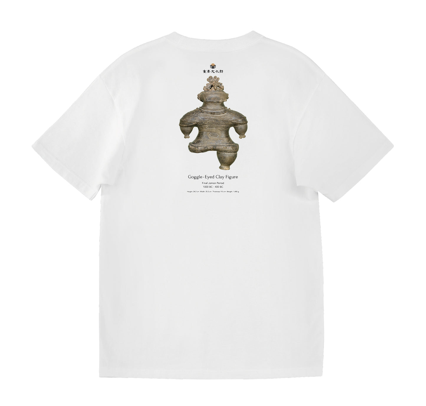 Goggle-Eyed Clay Figure